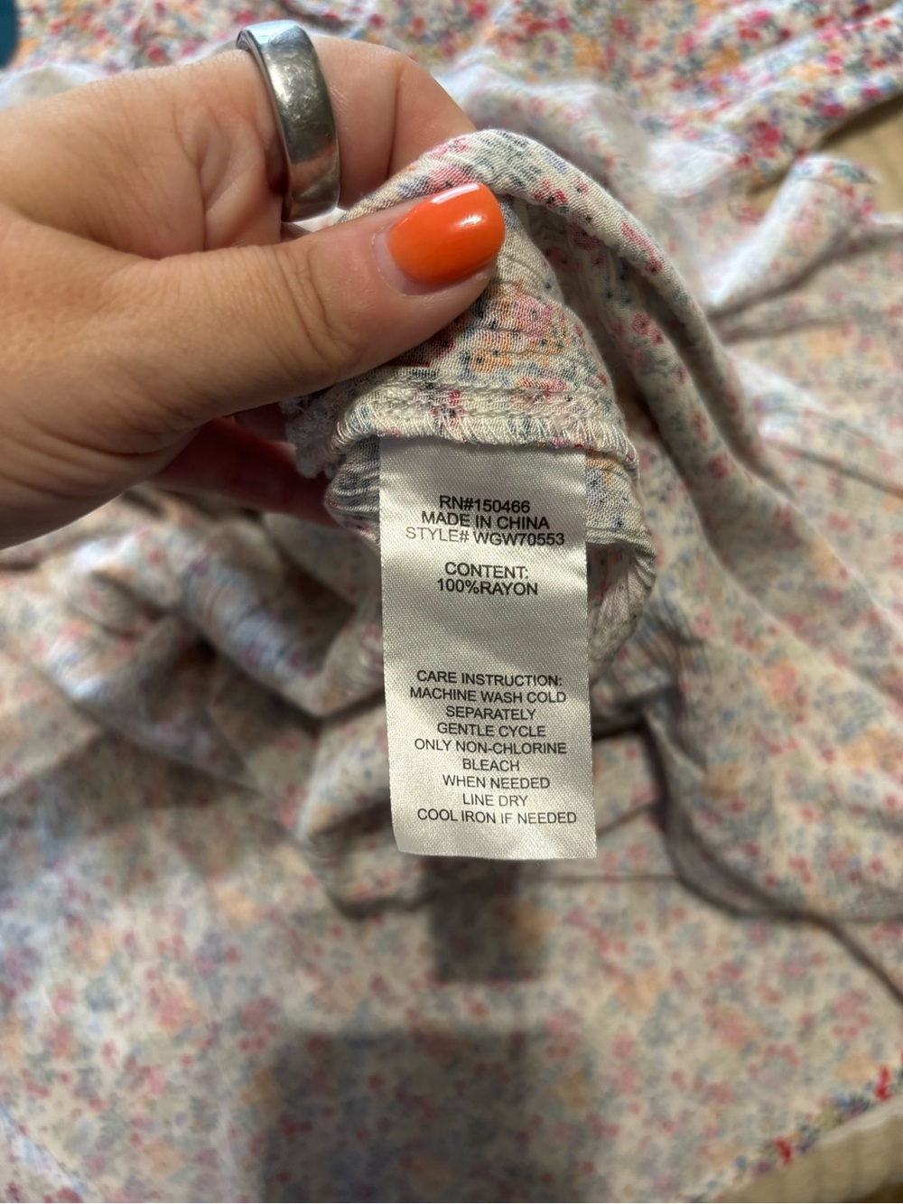Market and Spruce XXL Tiered Floral Dress - Picture 5 of 8